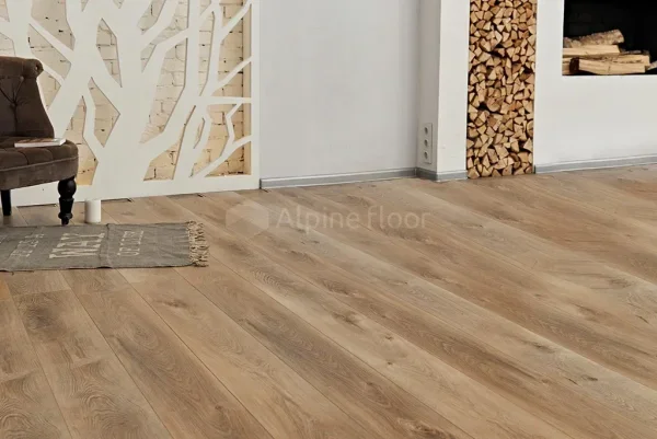 Кварц-виниловая плитка Alpine Floor Premium XL Дуб Природный Изысканный ЕСО 7-6, 8 мм. 43 класс в Нижнекамске