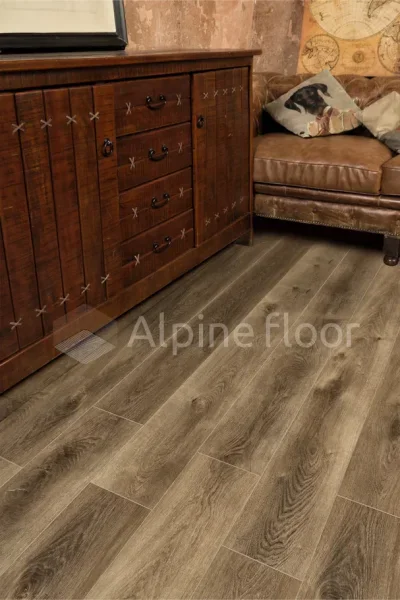 Кварц-виниловая плитка Alpine Floor Premium XL Дуб Коричневый ЕСО 7-9, 8 мм. 43 класс в Нижнекамске