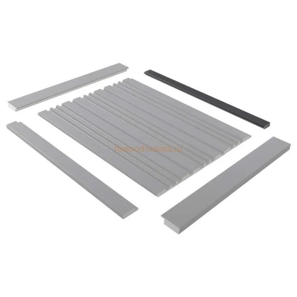 Финишный молдинг LF124B GR3 левый декорированный (31х12х2700мм) в Нижнекамске