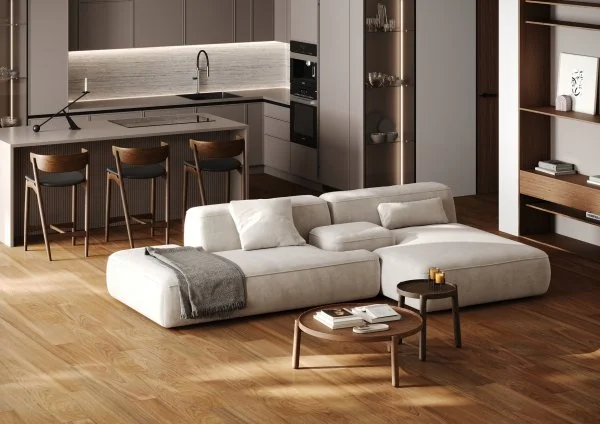 Паркетная доска Quartz Parquet Классик 5 мм Дуссия Африканская 550-63 в Нижнекамске