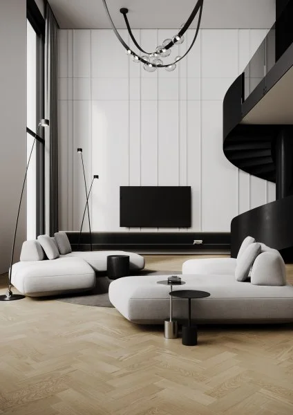 Паркетная доска Quartz Parquet Штучный паркет Дуб Бисквитный 44-1258-07 в Нижнекамске