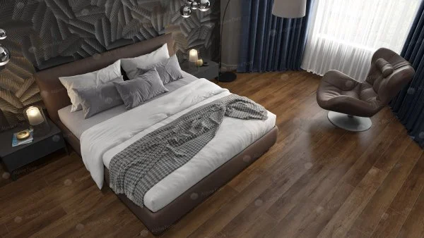 Кварц-виниловая плитка Alpine Floor Premium XL Дуб Шоколадный ЕСО 7-18, 8 мм. 43 класс в Нижнекамске