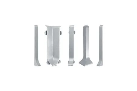 Наружный угол для плинтуса ЭлитПроф Плоский 80 (ПВХ) в Нижнекамске