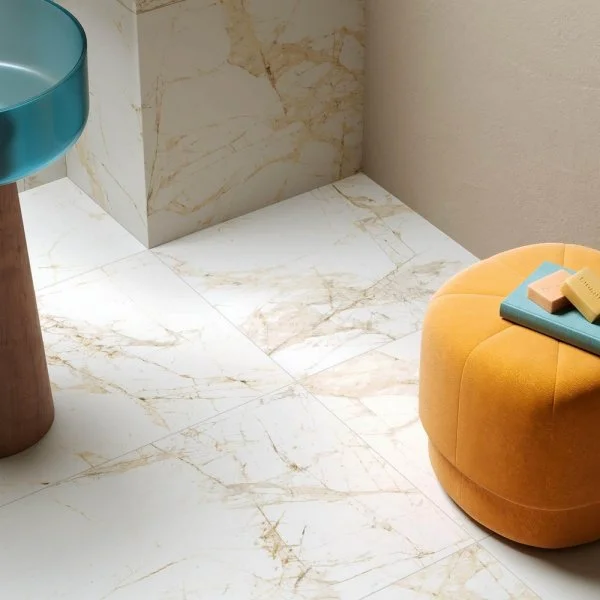 Керамогранит Coliseum Канова Уайт 60х120 (Натуральный и Реттифицированный) в Нижнекамске