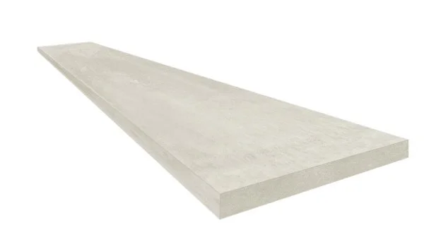 Керамогранит Coliseum Экспо Уайт Ступень угловая правая (Натуральный, 33х60) в Нижнекамске