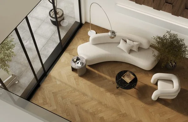 Паркетная доска Quartz Parquet Английская Ёлка Дуб Рустикальный 33-410 в Нижнекамске