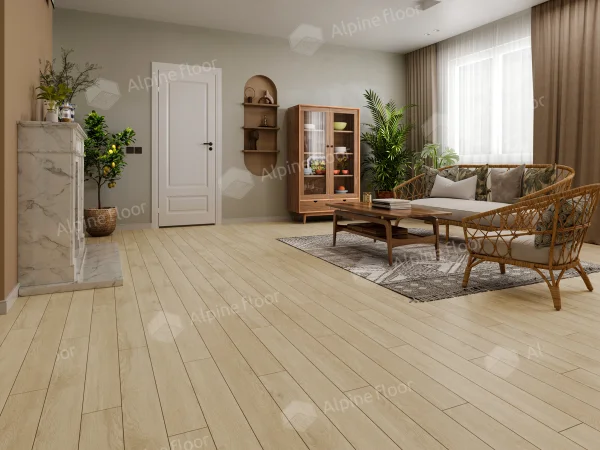 Каменно-полимерная плитка Alpine Floor Grand Sequoia Village Камфора ECO 11-507 4мм, 43 класс в Нижнекамске