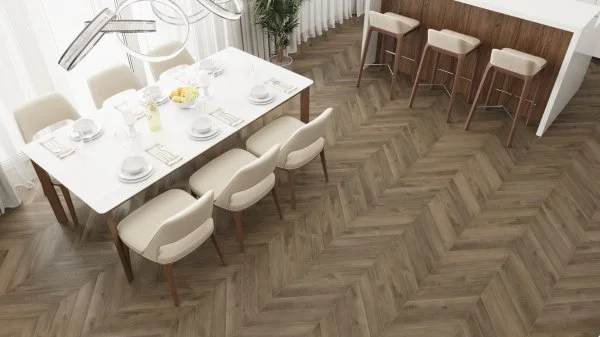 Кварц-виниловая плитка Alpine Floor Chevron Дуб Насыщенный ECO 20-4 (2,5 мм. 43 класс) в Нижнекамске