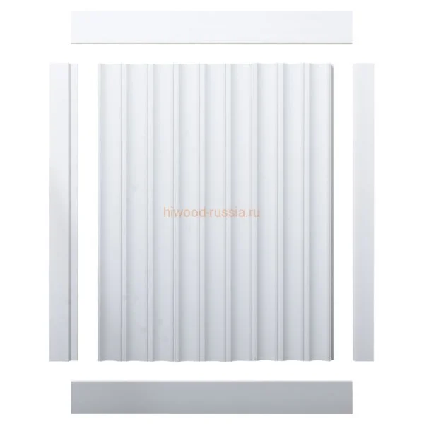 Финишный молдинг LF124A NP правый белый (42х12х2700мм) в Нижнекамске