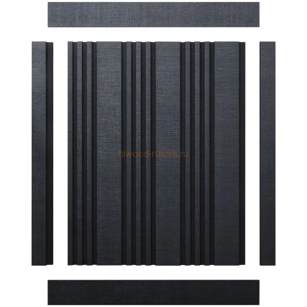 Финишный молдинг LF124B BK114K левый декорированный (31х12х2700мм) в Нижнекамске