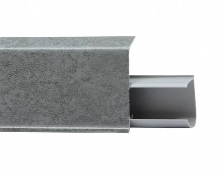 Пластиковый плинтус Royce №551 Грей (55х23х2200мм) в Нижнекамске