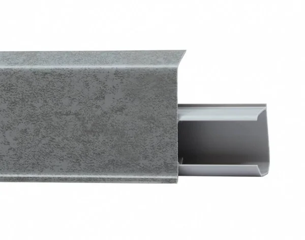 Пластиковый плинтус Royce №551 Грей (55х23х2200мм) в Нижнекамске