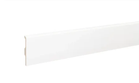 Плинтус дюрополимерный Bonkeel 01 Белый (80х14х2000 мм) в Нижнекамске