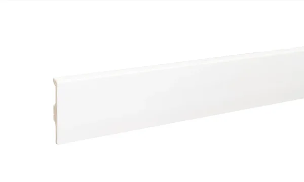 Плинтус дюрополимерный Bonkeel 01 Белый (80х14х2000 мм) в Нижнекамске