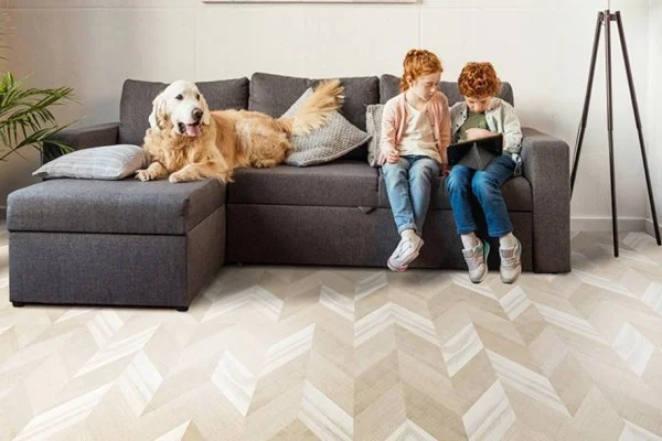 Пробковое покрытие CorkStyle Chevron Creme в Нижнекамске