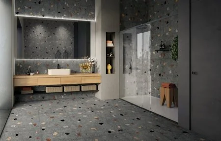 Керамогранит Coliseum Палладио Блэк 60х120 (Натуральный и Реттифицированный) в Нижнекамске