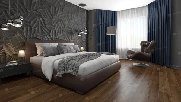 Кварц-виниловая плитка Alpine Floor Premium XL Дуб Шоколадный ЕСО 7-18, 8 мм. 43 класс в Нижнекамске