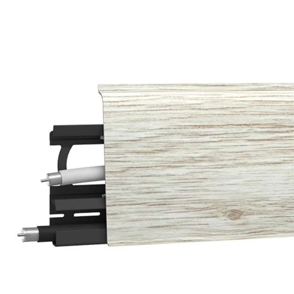 Плинтус пластиковый Arbiton INDO70 135 Дуб Платиновый 2,5 м в Нижнекамске