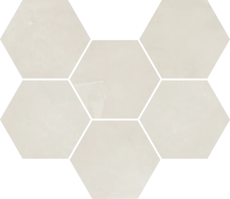 Керамогранит Italon Континуум Полар Мозаика Гексагон (Натуральная 25х29) в Нижнекамске