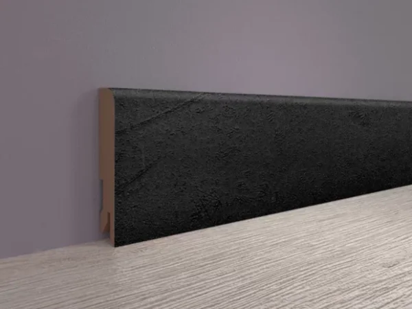 Плинтус MDF Bonkeel 24034 Чёрный Лофт (80х16х2400 мм) в Нижнекамске