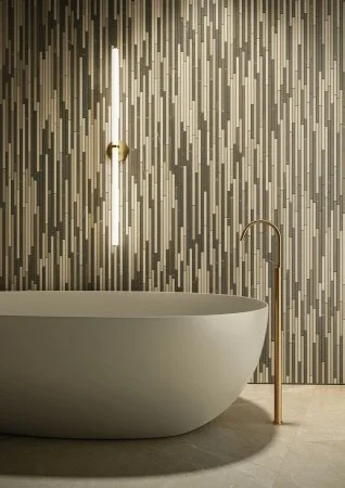 Керамогранит Italon Метрополис Вставка Стрип Ворм 26х75 (Натуральная) в Нижнекамске