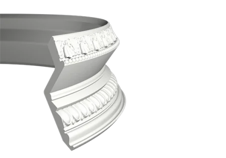 Карниз Европласт 1.50.137 гибкий 2,0 м в Нижнекамске