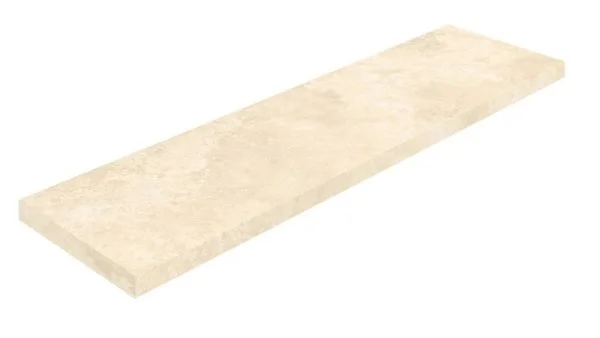 Керамогранит Coliseum Аурелия Уайт Ступень угловая левая (Натуральный, 33х120) в Нижнекамске