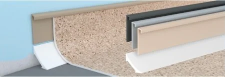 Коннелюрный плинтус Bonkeel Нижняя белая часть (22х22х2200мм) в Нижнекамске