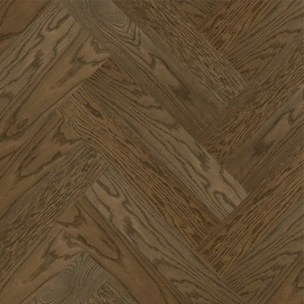 Паркетная доска Quartz Parquet Английская Ёлка Дуб Брауни 33-413 в Нижнекамске