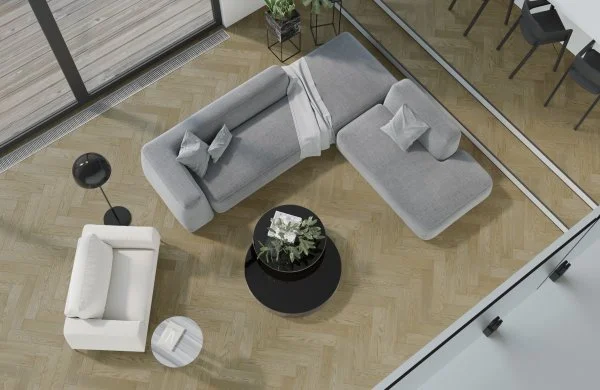 Паркетная доска Quartz Parquet Английская Ёлка Дуб Карельский 33-419 в Нижнекамске