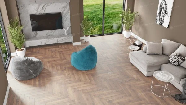 Каменно-полимерная плитка Alpine Floor Parqet Light Дуб Royal ECO 13-2, 4 мм 43 класс в Нижнекамске
