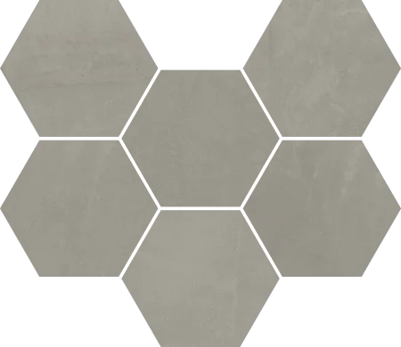 Керамогранит Italon Континуум Айрон Мозаика Гексагон (Натуральная 25х29) в Нижнекамске