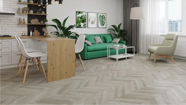 Кварц-виниловая плитка Alpine Floor Chevron Дуб Фантазия ECO 20-1 (2,5 мм. 43 класс) в Нижнекамске
