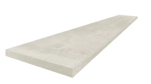 Керамогранит Coliseum Экспо Уайт Ступень угловая левая (Натуральный, 33х60) в Нижнекамске