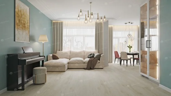 Каменно-полимерная плитка Alpine Floor Solo Модерато ECO 14-11, 3,5 мм 34 класс в Нижнекамске