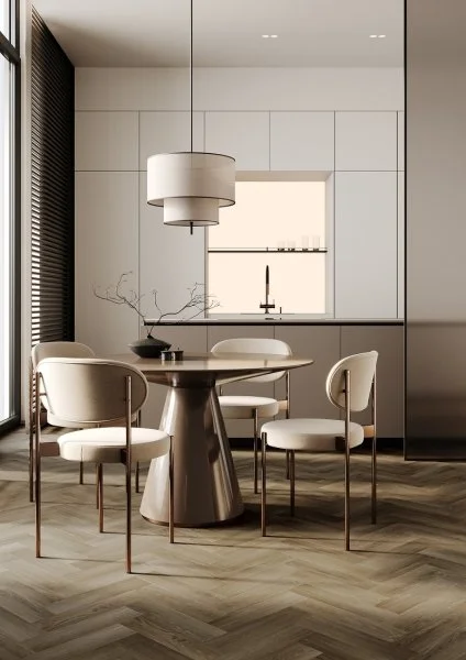 Кварц-виниловая плитка Fargo Herringbone 44-4105-12 Дуб Ванкувер (Градиент) в Нижнекамске