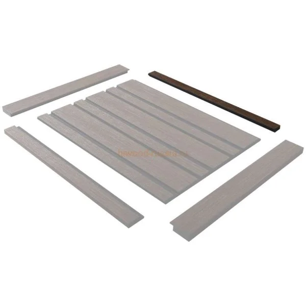 Финишный молдинг LF124B BR396K левый декорированный (31х12х2700мм) в Нижнекамске