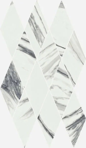 Керамогранит Italon Шарм Делюкс Статуарио Фантастико 28х48 мозаика Даймонд (Люкс) в Нижнекамске