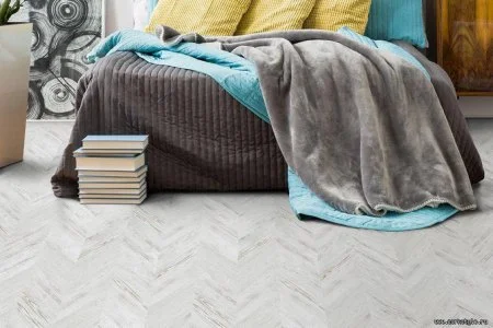 Пробковое покрытие CorkStyle Chevron White в Нижнекамске