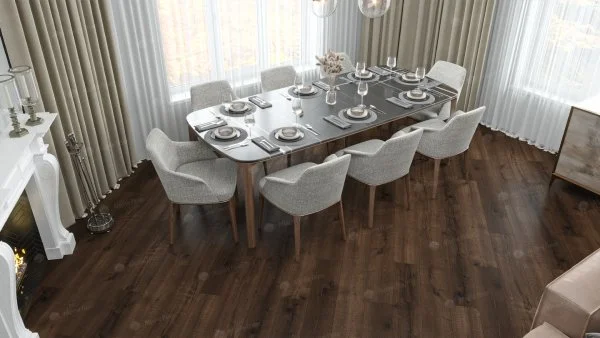 Каменно-полимерная плитка Alpine Floor Real Wood Дуб Мокка ECO 2-2, 6 мм 43 класс в Нижнекамске