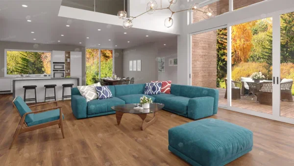 Кварц-виниловая плитка Alpine Floor Premium XL Дуб Насыщенный ЕСО 7-7, 8 мм. 43 класс в Нижнекамске